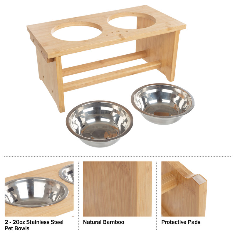 Bamboo dog bowls safe best sale